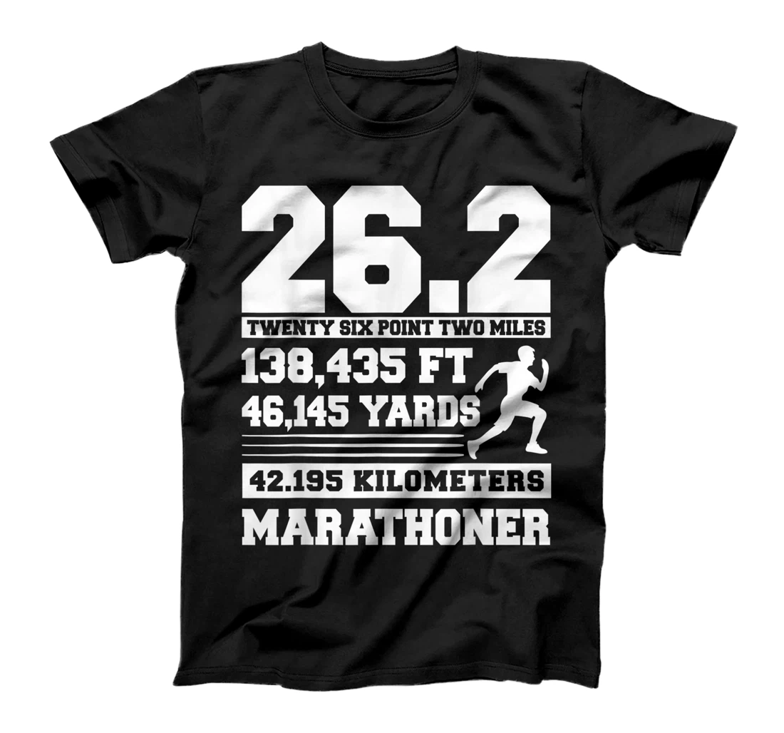 Personalized Cool Marathon Art Men Women Marathoner Running 26.2 Finisher T-Shirt, Kid T-Shirt and Women T-Shirt