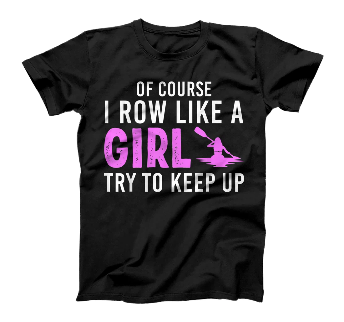 Personalized Cool Rowing Art Women Girls Coxswain Paddle Oar Crew Rowing T-Shirt, Kid T-Shirt and Women T-Shirt