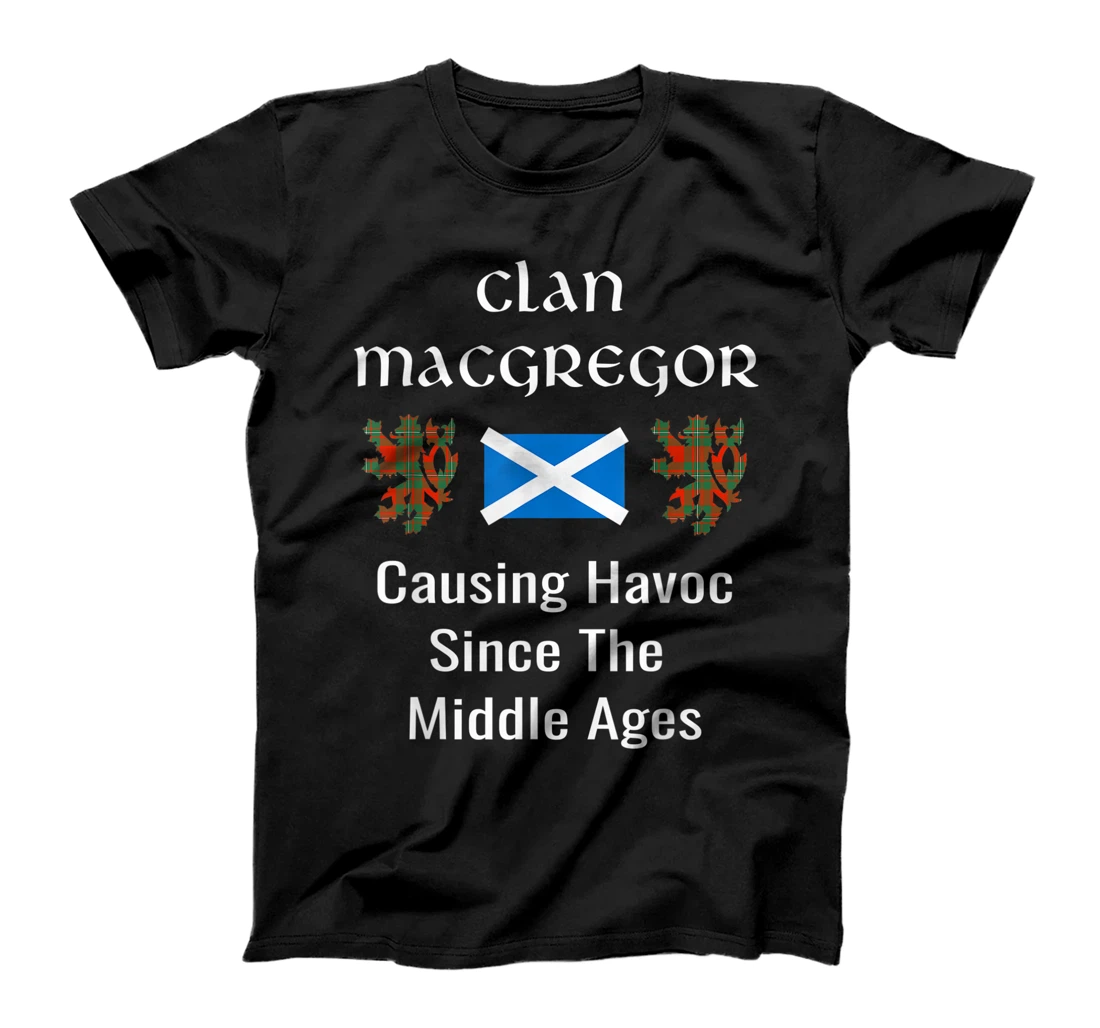 Personalized Clan Macgregor Tartan Scottish Family Name Scotland Pride T-Shirt, Women T-Shirt