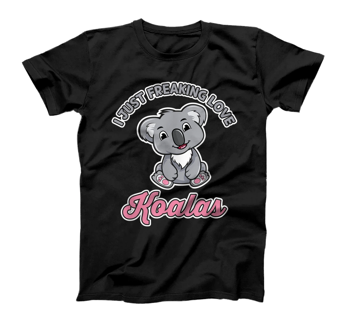 Personalized Kawaii Girl Koala Lover T-Shirt, Women T-Shirt