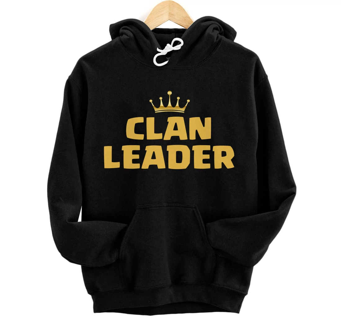 Personalized Clan Leader Hoodie - Perfect for Mobile Gamers Pullover Hoodie