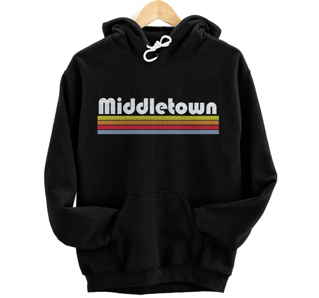 Personalized Middletown Ohio OH Vintage Retro Classic Men Women Pullover Hoodie