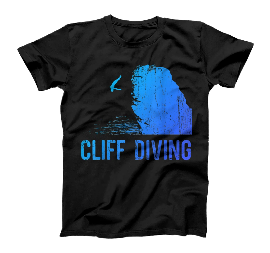 Personalized Cliff Diving Lover Cliff Jumping Diver T-Shirt, Women T-Shirt