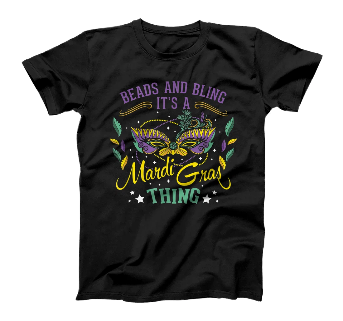 Personalized Beads And Bling It's A Mardi Gras Thing Festival Mardi Gras T-Shirt, Women T-Shirt