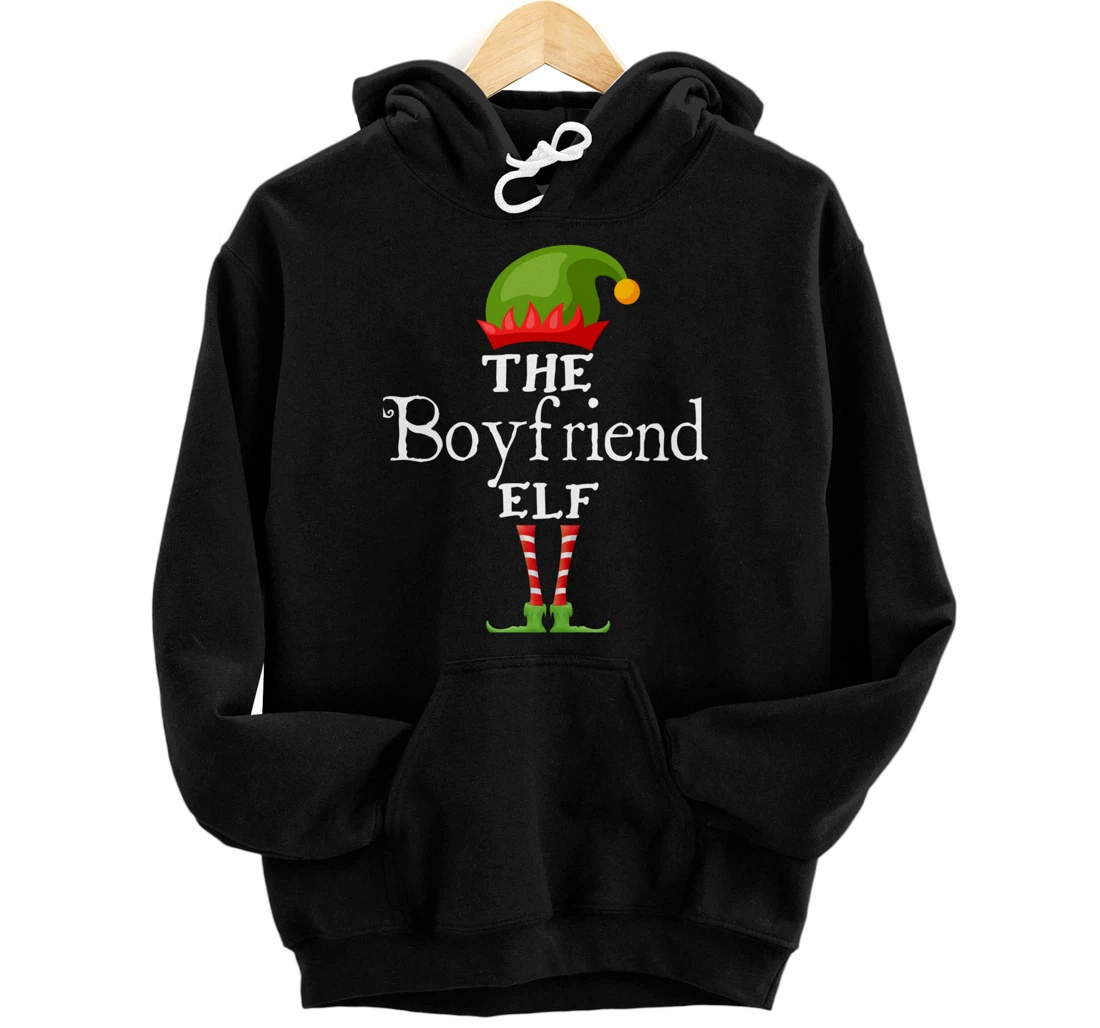 Personalized The Boyfriend Elf Matching Family Holidays Pullover Hoodie