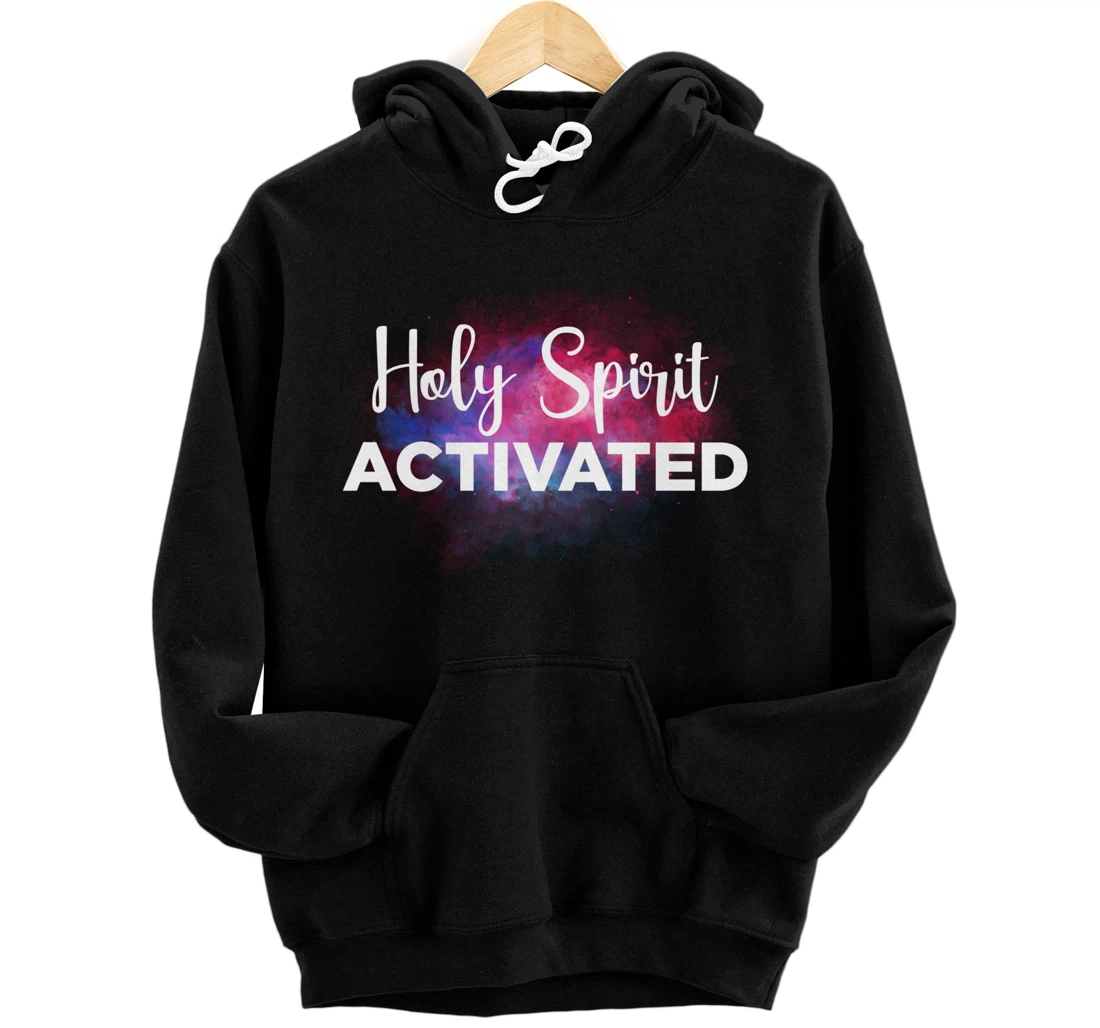 Personalized Holy Spirit Activate - Funny Christian Religious Pullover Hoodie