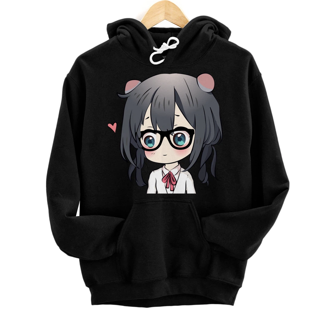 Personalized Anime merch for n Girls Anime Girl Who Loves Anime Pullover Hoodie