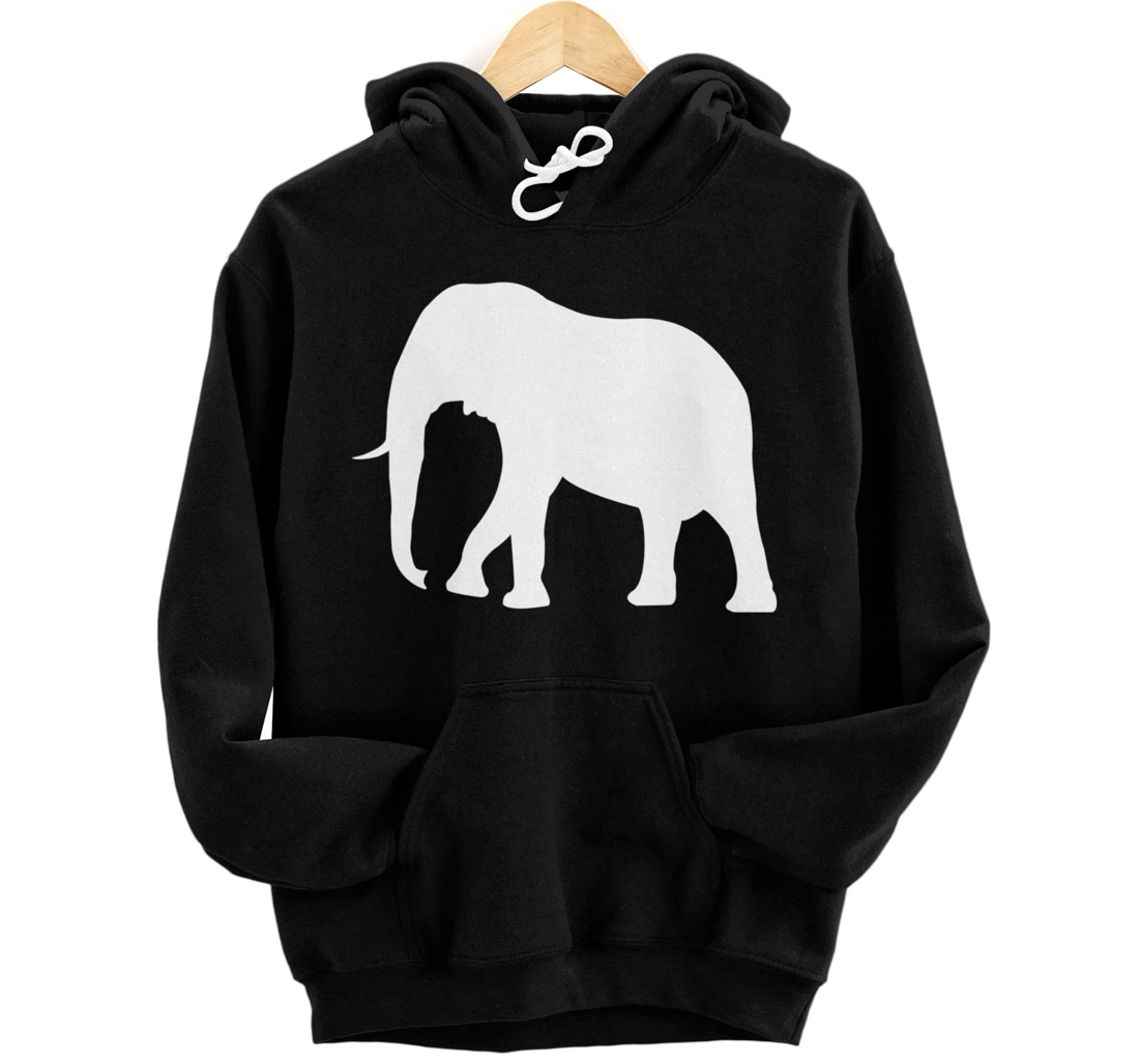 Personalized Safari Elephant African Wildlife Pullover Hoodie