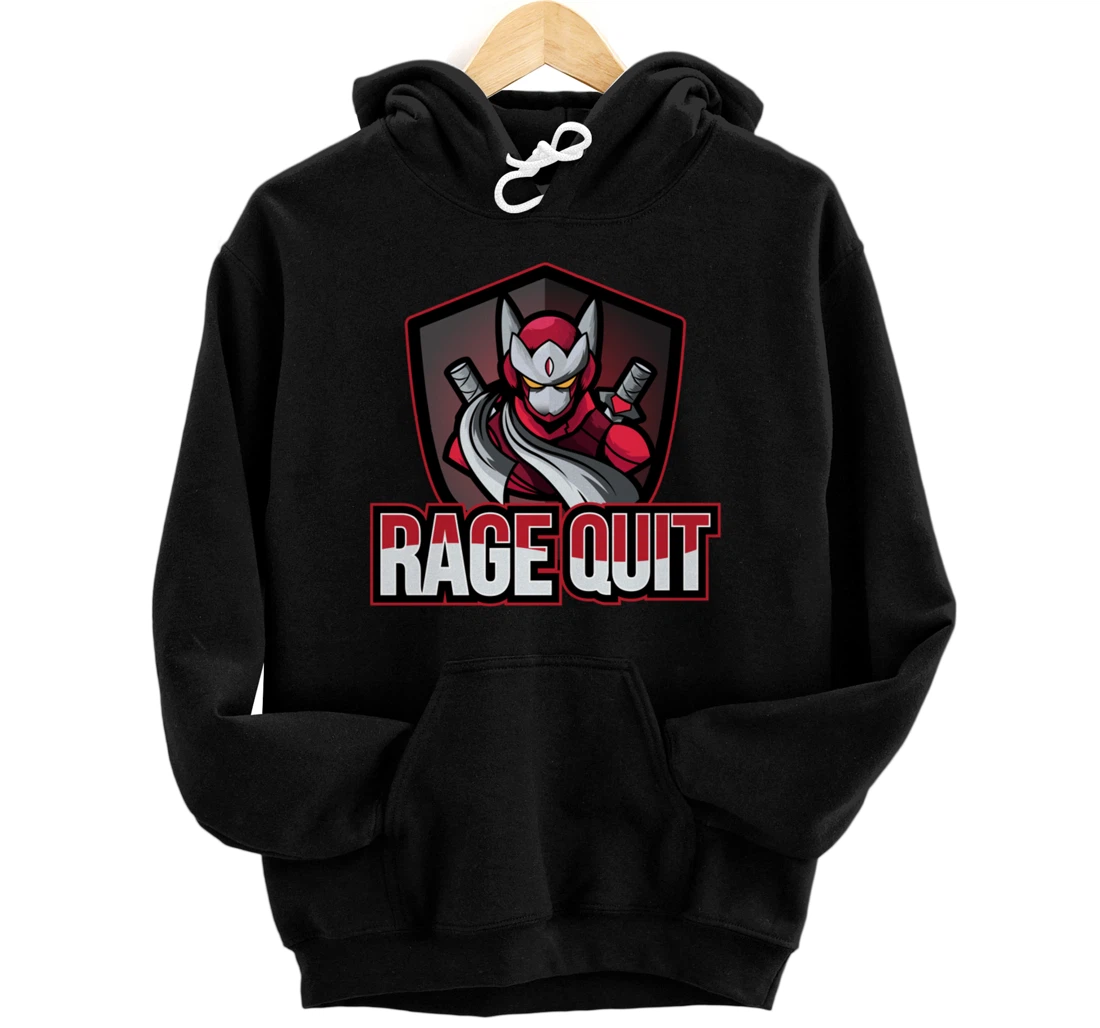 Personalized Rage quit I computer PC trouble Pullover Hoodie