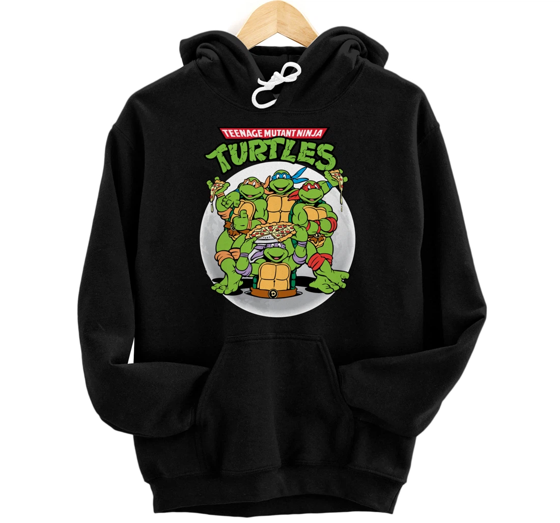 Personalized Mademark x Teenage Mutant Ninja Turtles - Original Teenage Mutant Ninja Turtles Classic Full Moon Pullover Hoodie