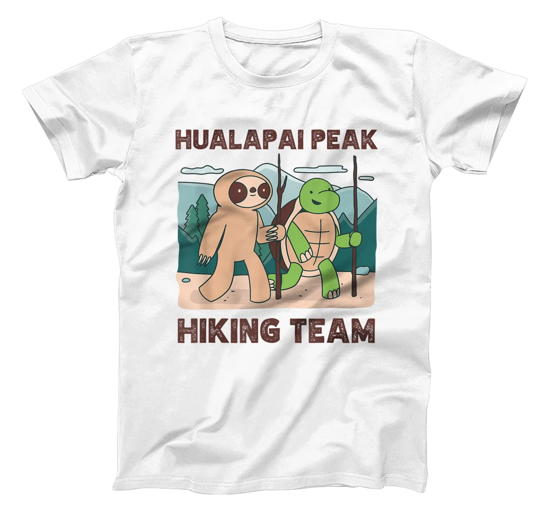 Personalized Hualapai Peak hiking team climbing expedition Camping sloth T-Shirt, Kid T-Shirt and Women T-Shirt