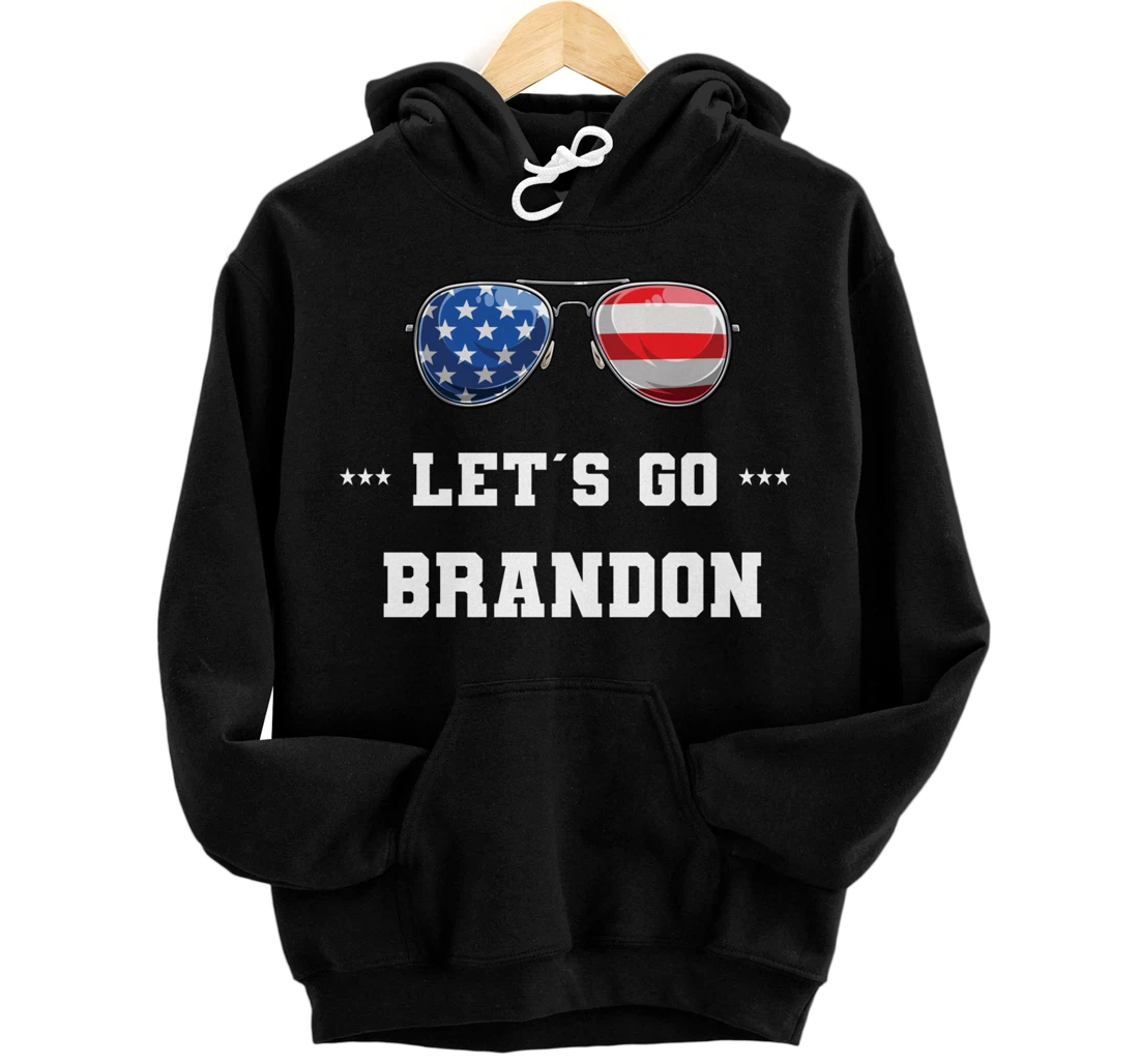 Personalized Let's Go Brandon Conservative US Flag JB Pullover Hoodie