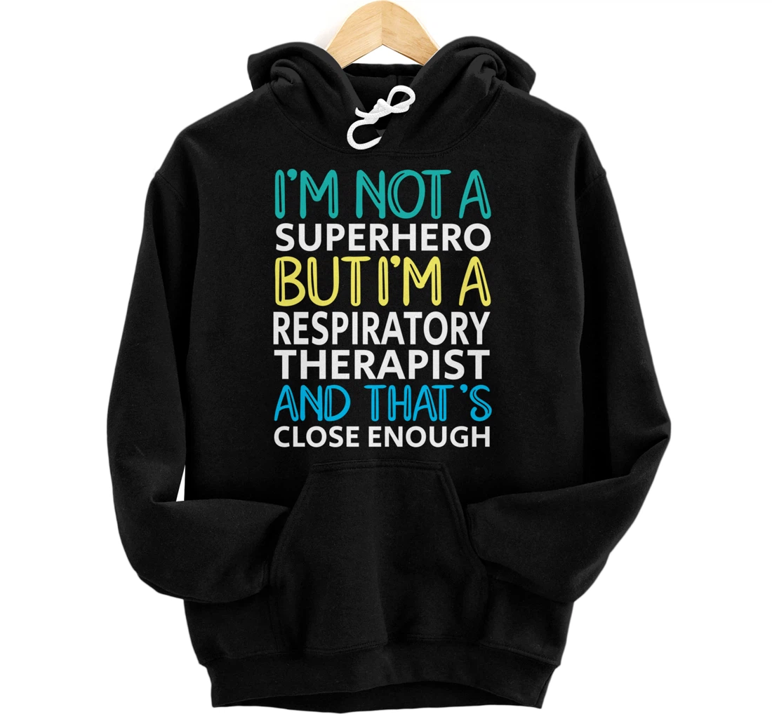 Personalized Respiratory Therapist Superhero Pullover Hoodie