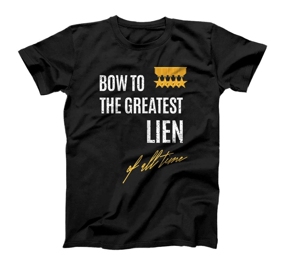 Personalized Womens Bow To The Greatest Lien Of All Time First Given Name T-Shirt, Women T-Shirt