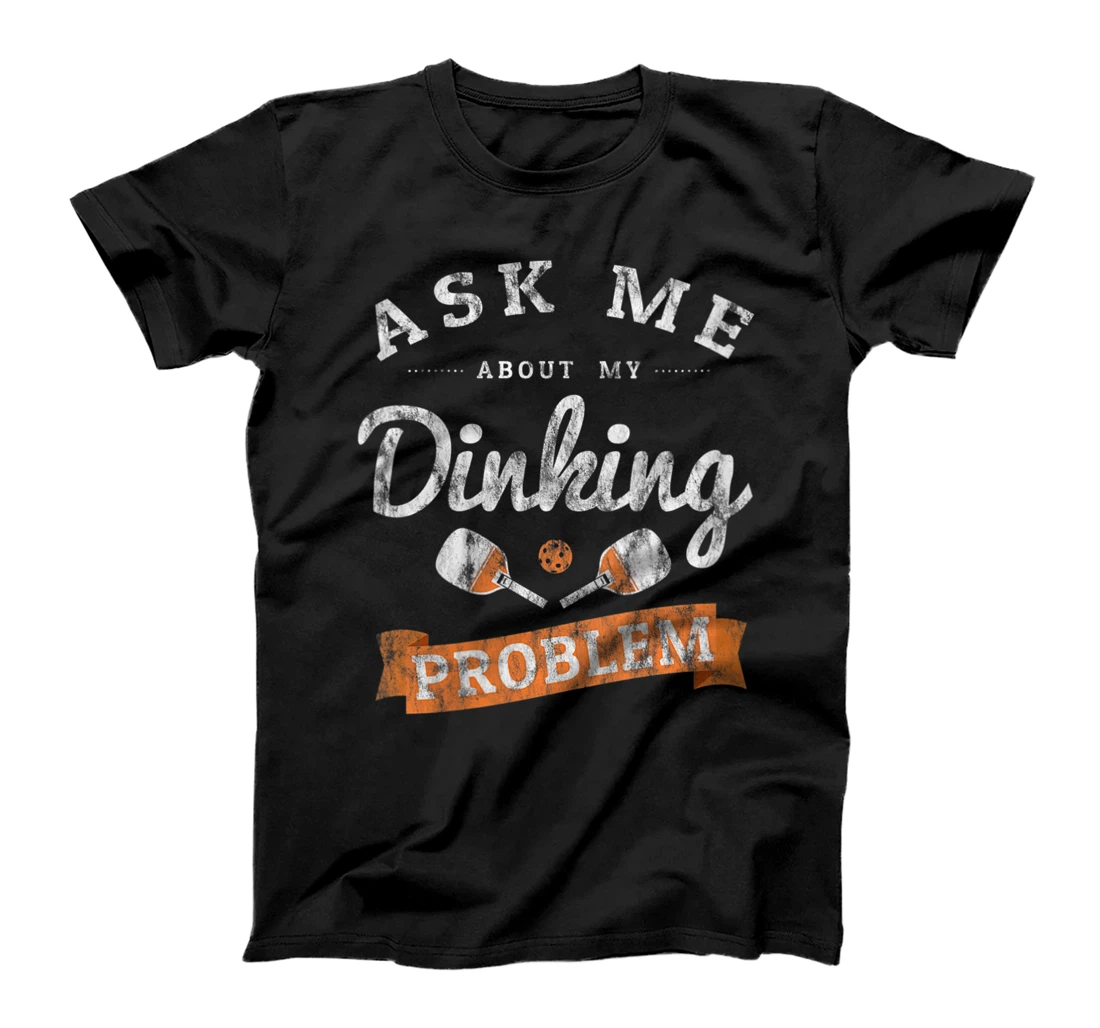 Personalized Womens Pickleball player Funny Retro Dinking Problem Vintage T-Shirt, Women T-Shirt