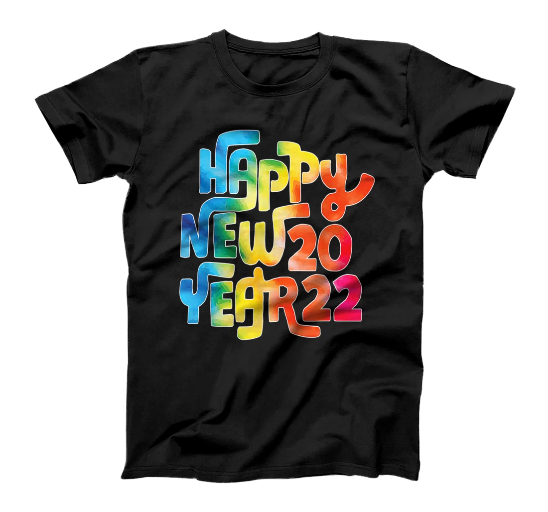 Personalized Happy New Year 2022 New Years Eve Colorful Gifts T-Shirt T-Shirt