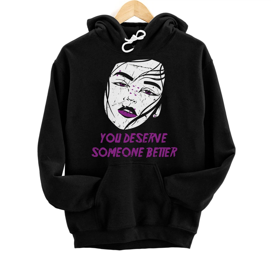 Personalized Alt Aesthetics - You Deserve Someone Better - Piercings Pullover Hoodie
