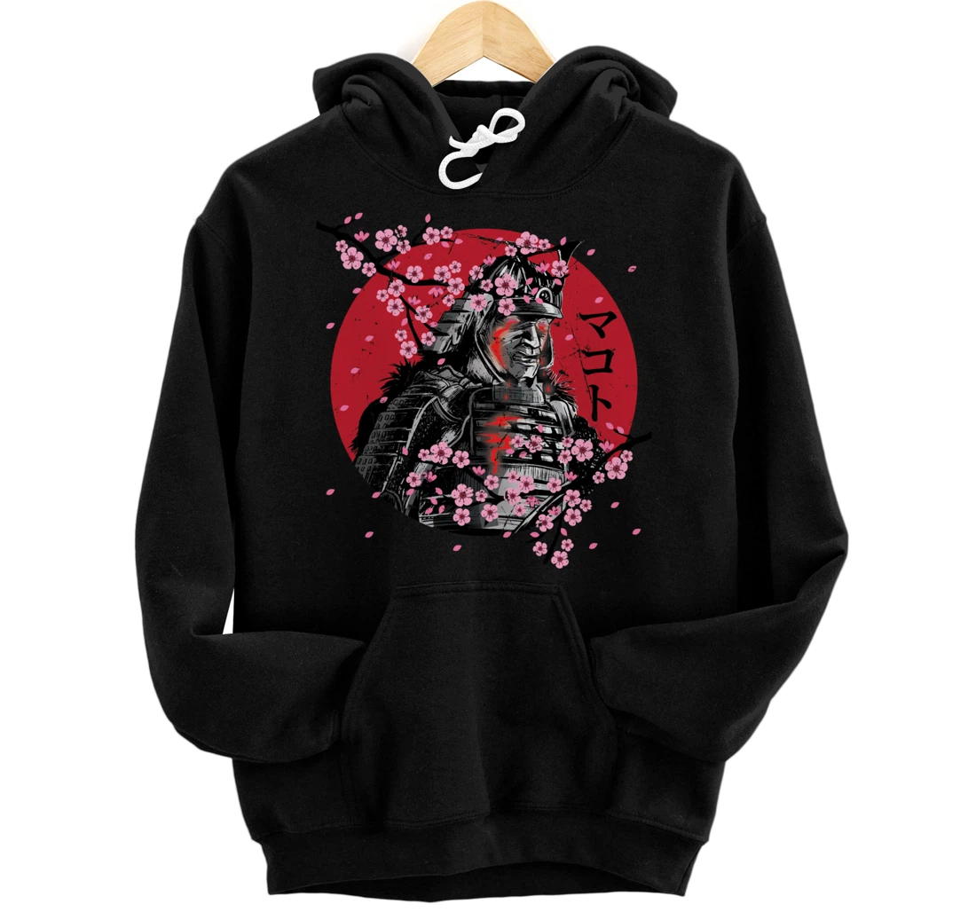 Personalized Samurais - Makoto - Otaku - Shogun - Cherry Blossom Pullover Hoodie