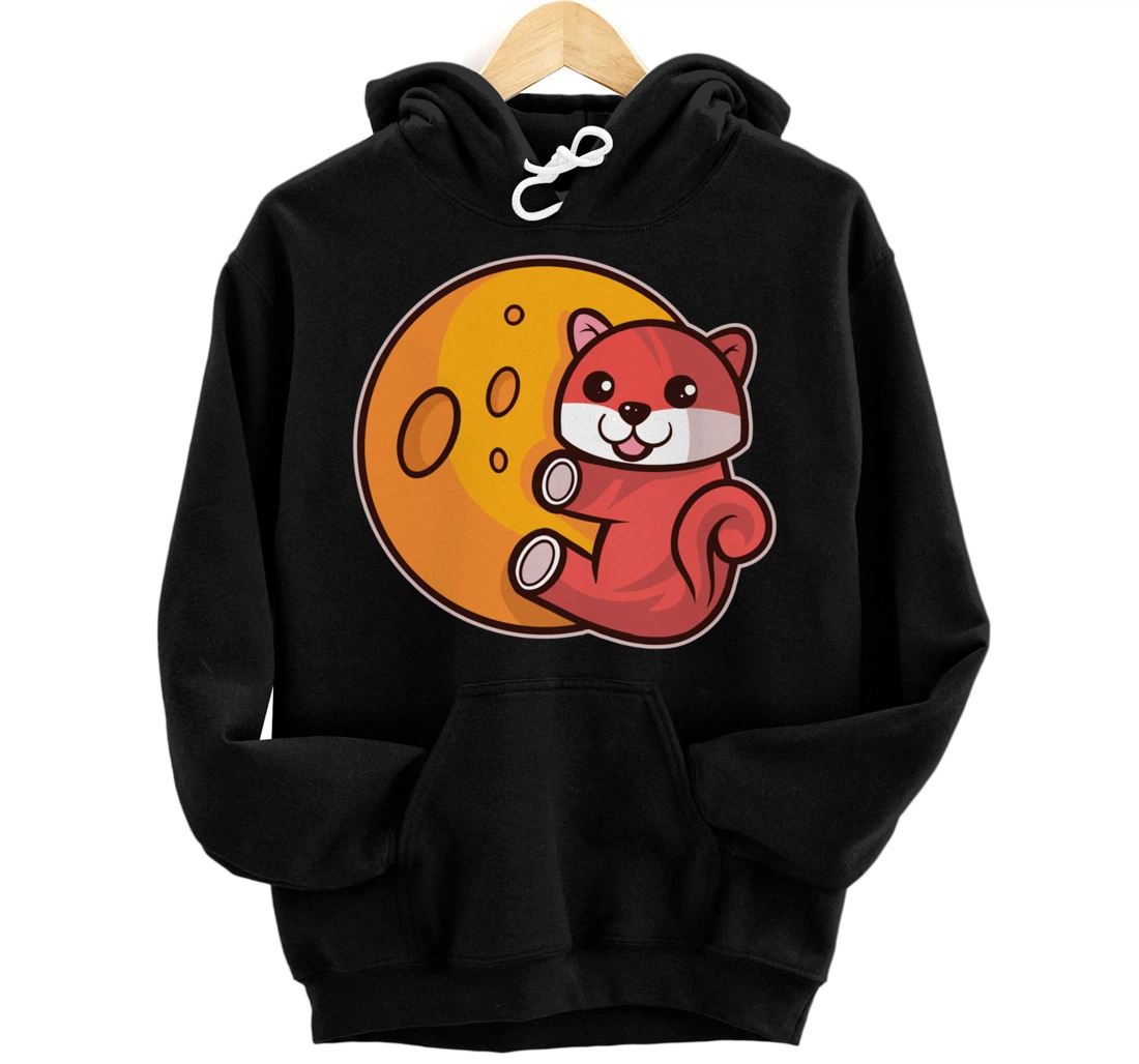 Personalized Shib To The Moon Shiba Inu Coin Token Crypto Cryptocurrency Pullover Hoodie