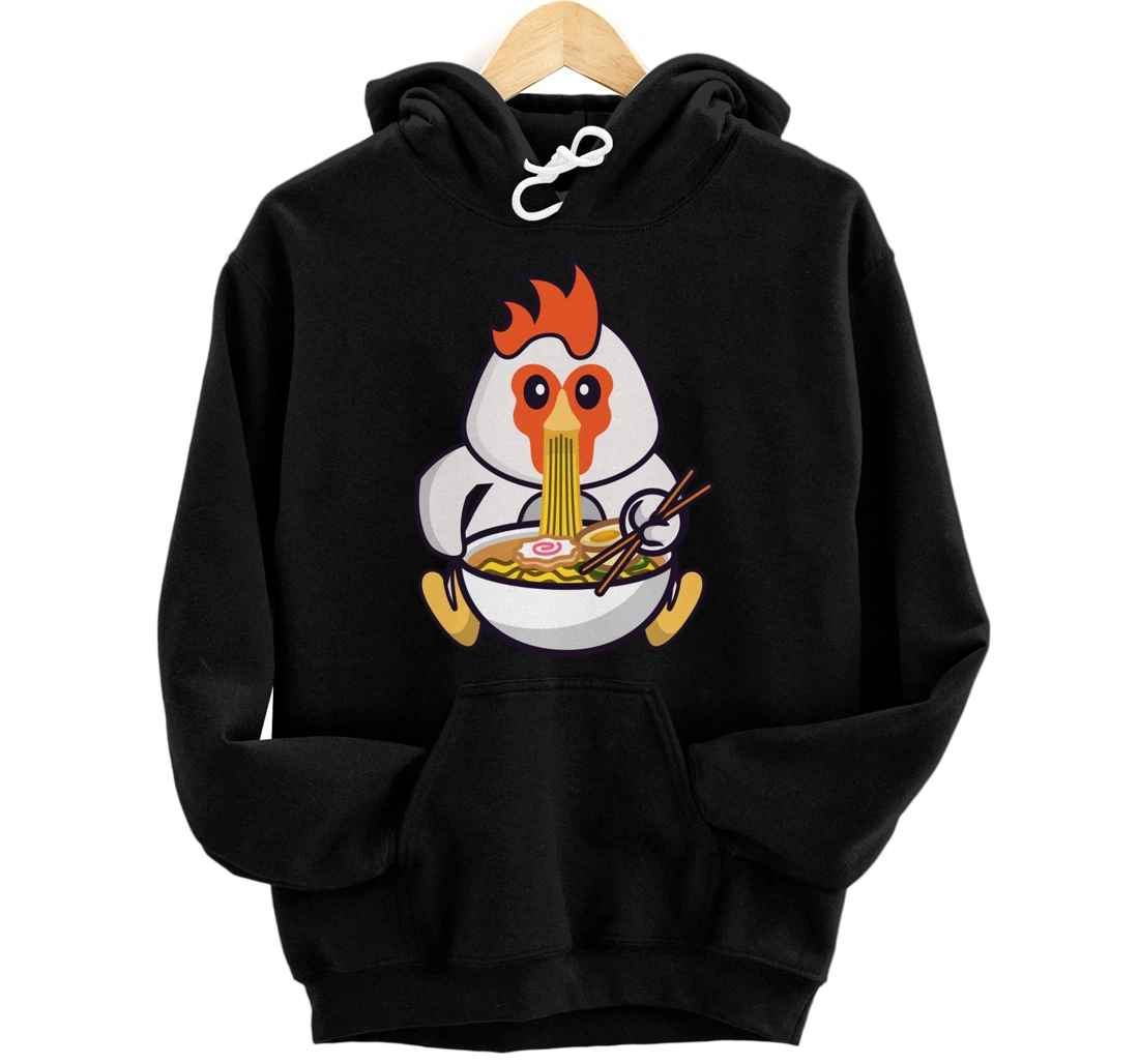 Personalized Ramen Chicken Japanese Kawaii Anime Pullover Hoodie