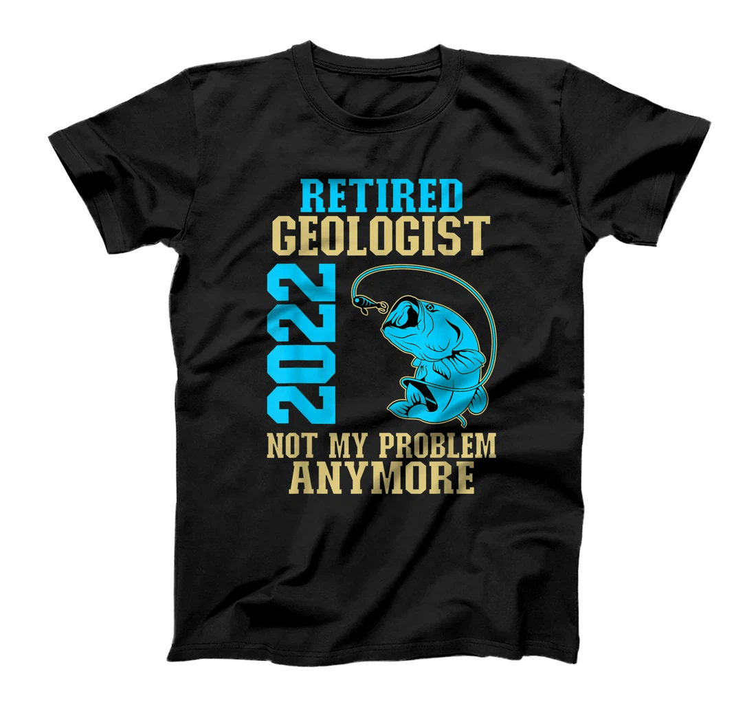 Personalized Retired Geologist 2022 Fishing Lover Retirement T-Shirt, Women T-Shirt