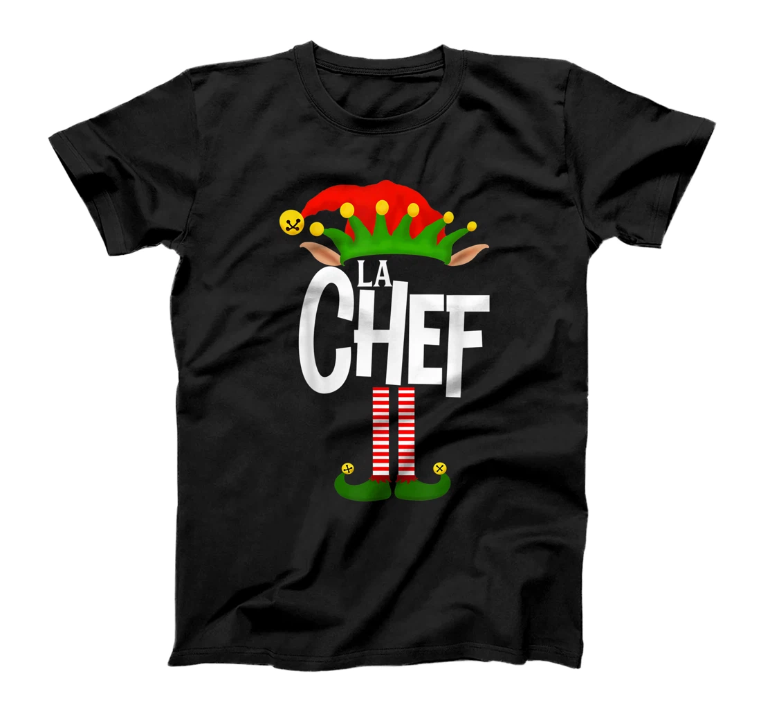 Personalized Soy La Chef Elf Family Group Matching in Spanish T-Shirt, Kid T-Shirt and Women T-Shirt