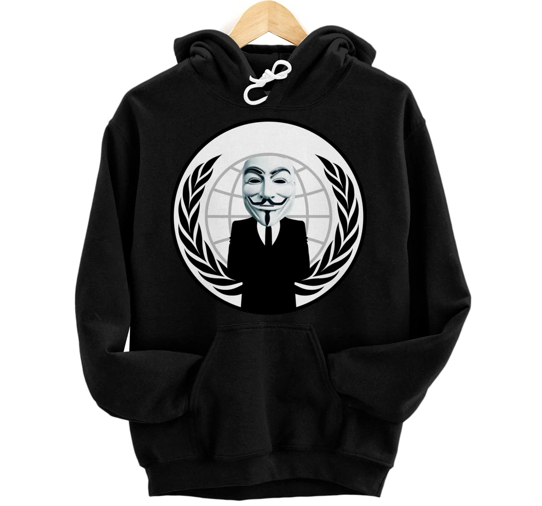 Personalized Anonymous Hacker Culture Pullover Hoodie