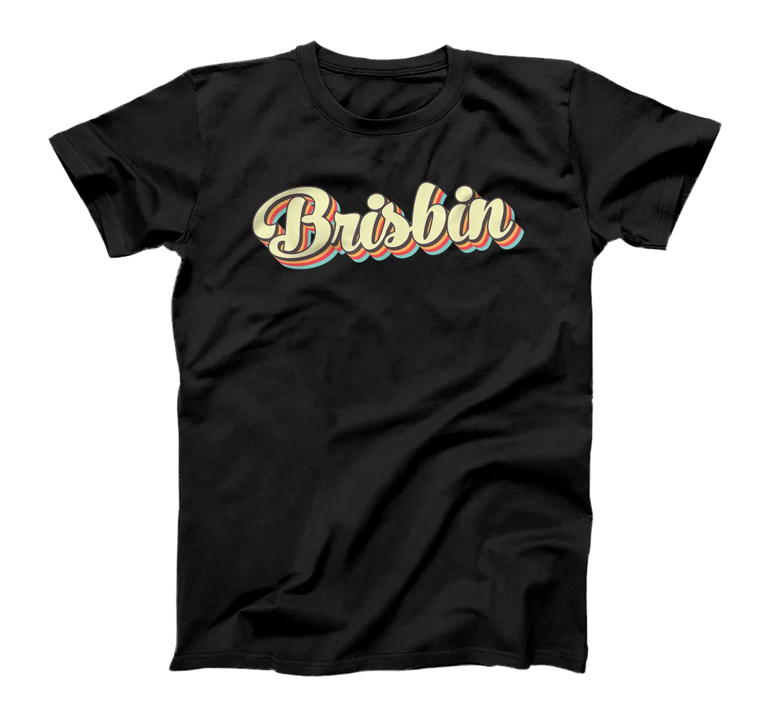 Personalized Brisbin TShirt Retro Art Baseball Font Vintage T-Shirt, Kid T-Shirt and Women T-Shirt