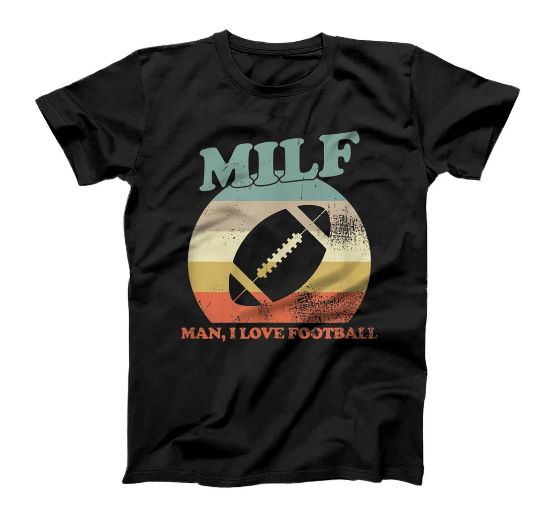 Personalized Man I Love Football American football fan football player T-Shirt, Women T-Shirt