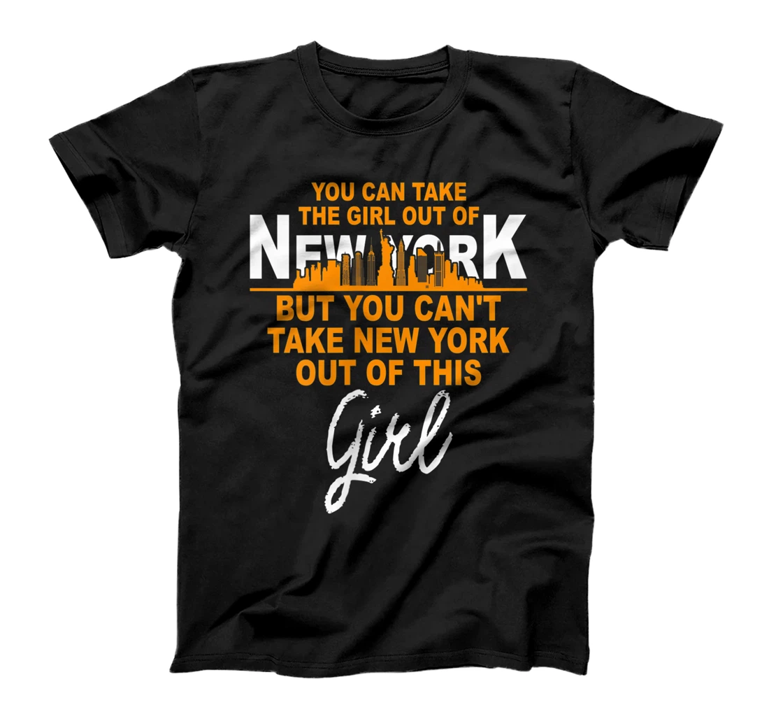 Personalized Womens Funny Home Roots New York Girl - Move From New York(on back) T-Shirt, Women T-Shirt