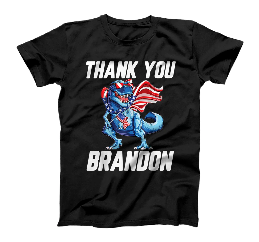 Personalized Thank you Brandon Vintage t-rex T-Shirt, Women T-Shirt