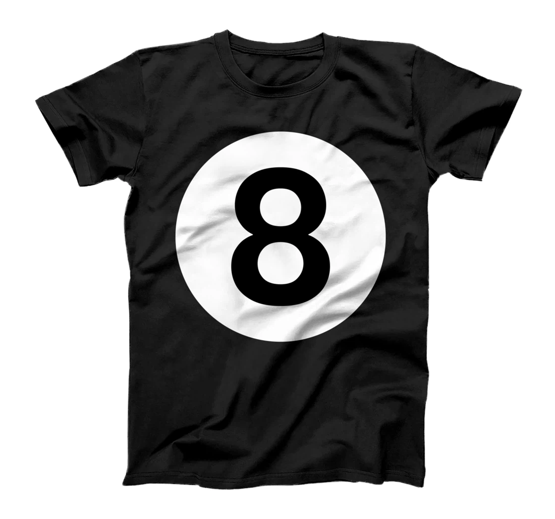 Personalized 8 BALL BILLIARDS POOL TABLE COSTUME EIGHT BALL T-Shirt