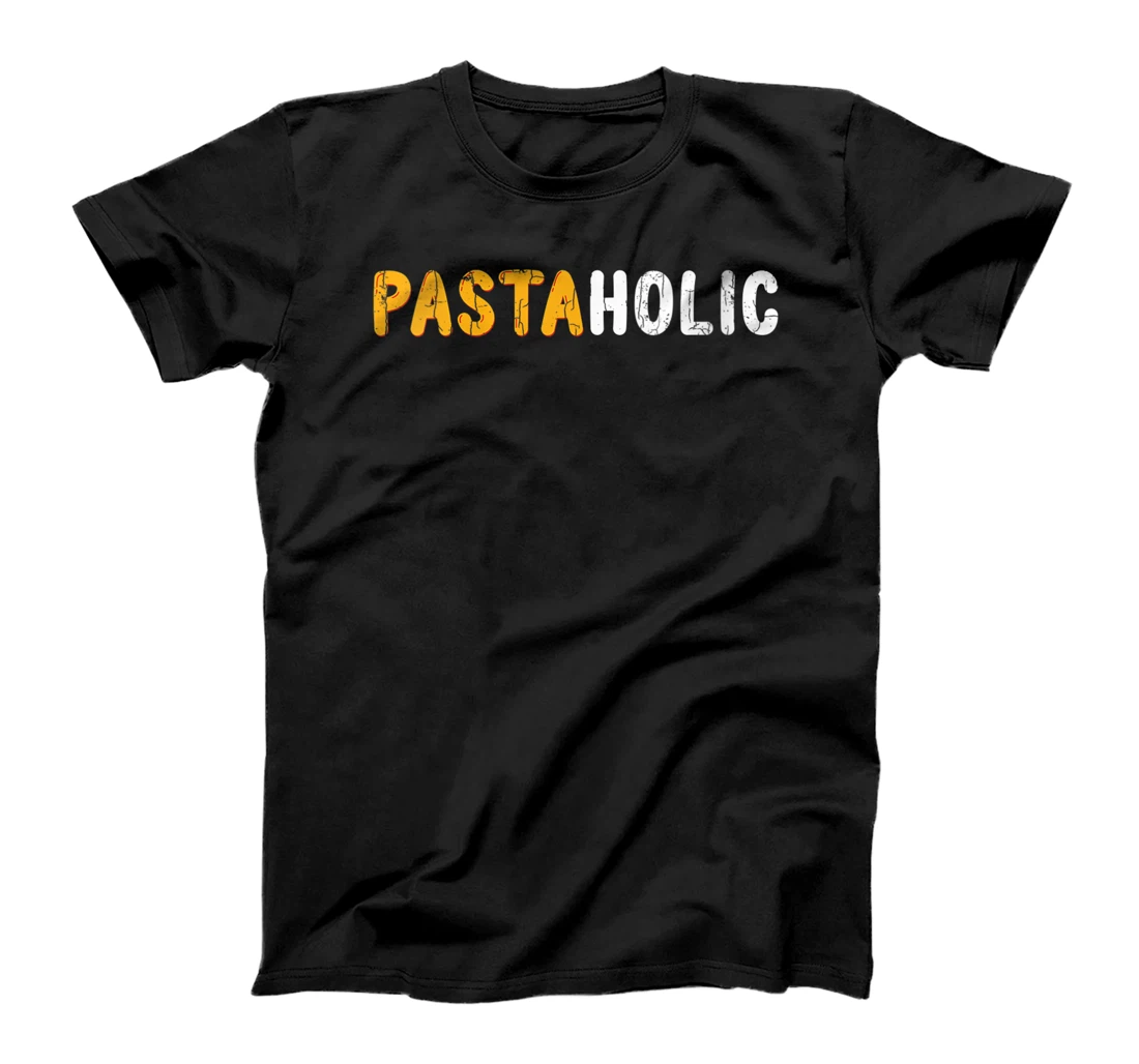 Personalized Womens Pastaholic Funny Pasta Spaghetti Noodles Lover Graphic T-Shirt, Women T-Shirt