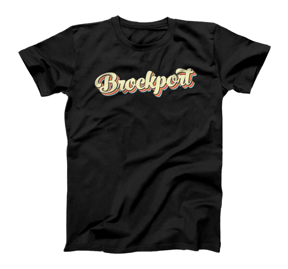 Personalized Brockport TShirt Retro Art Baseball Font Vintage T-Shirt, Kid T-Shirt and Women T-Shirt