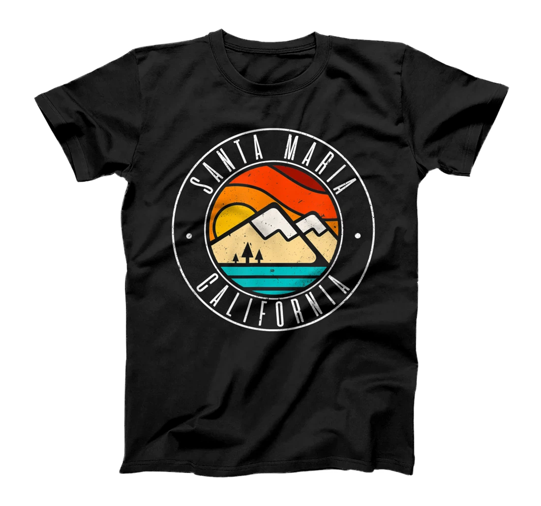 Personalized Minimalist Outdoors Santa Maria California CA T-Shirt, Women T-Shirt