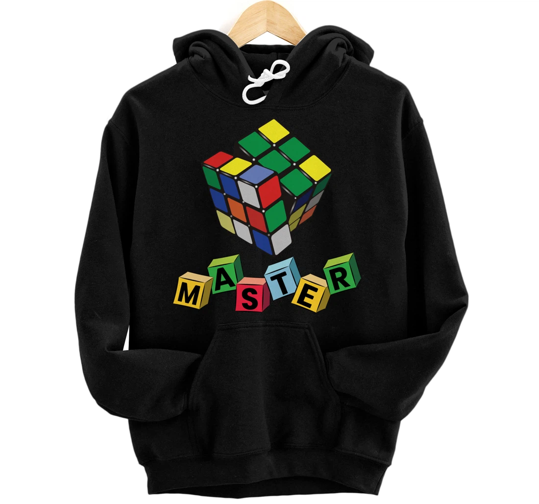 Personalized Fun Cube puzzle Master Speed Cube Solvers Cube Speed Cubing Pullover Hoodie