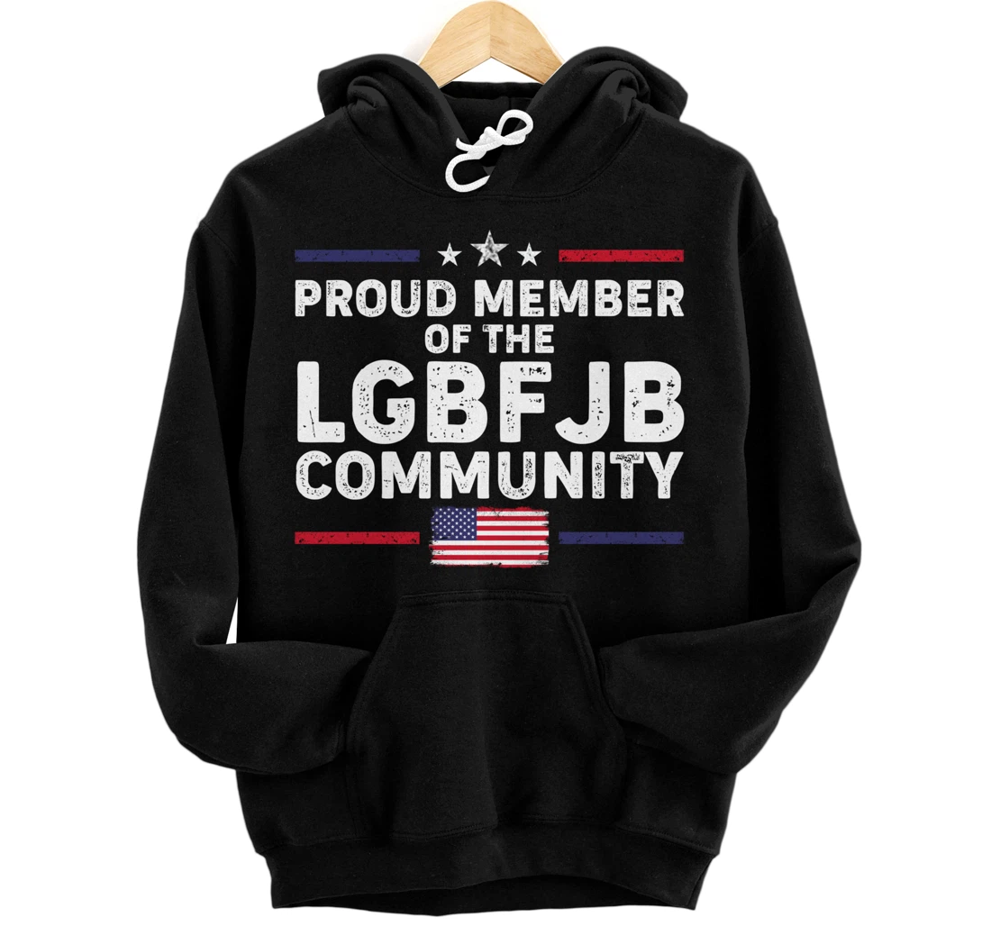Personalized Proud Member Of The LGBFJB Community Flag Pullover Hoodie