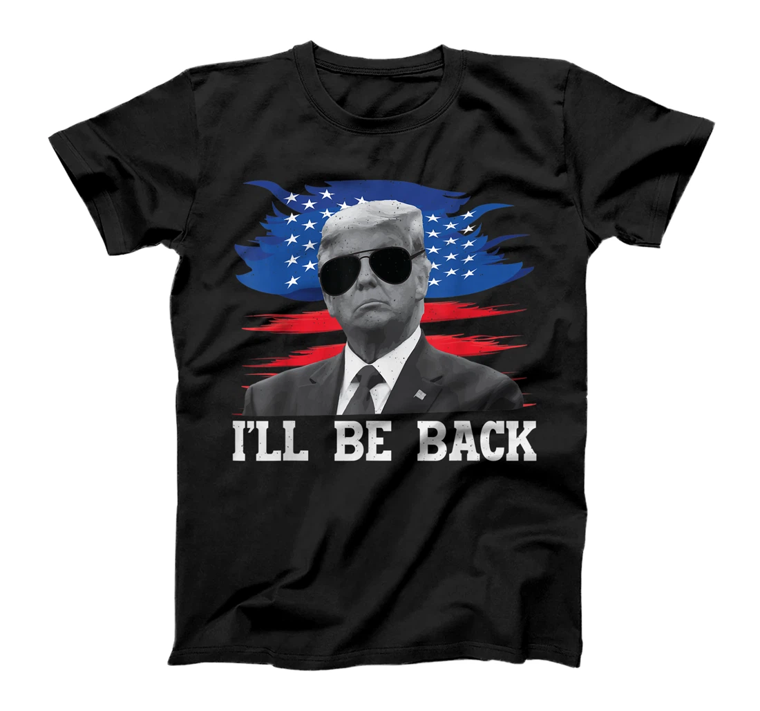 Personalized Womens Nice Ill Be Back Trump T-Shirt, Kid T-Shirt and Women T-Shirt 2024 USA America Election T-Shirt, Kid T-Shirt and Women T-Shirt