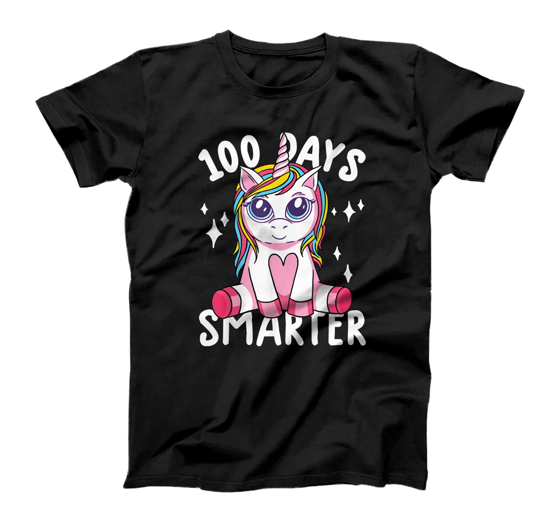 Personalized 100 days smarter shirt 100th day of school shirt unicorn tee T-Shirt, Kid T-Shirt and Women T-Shirt