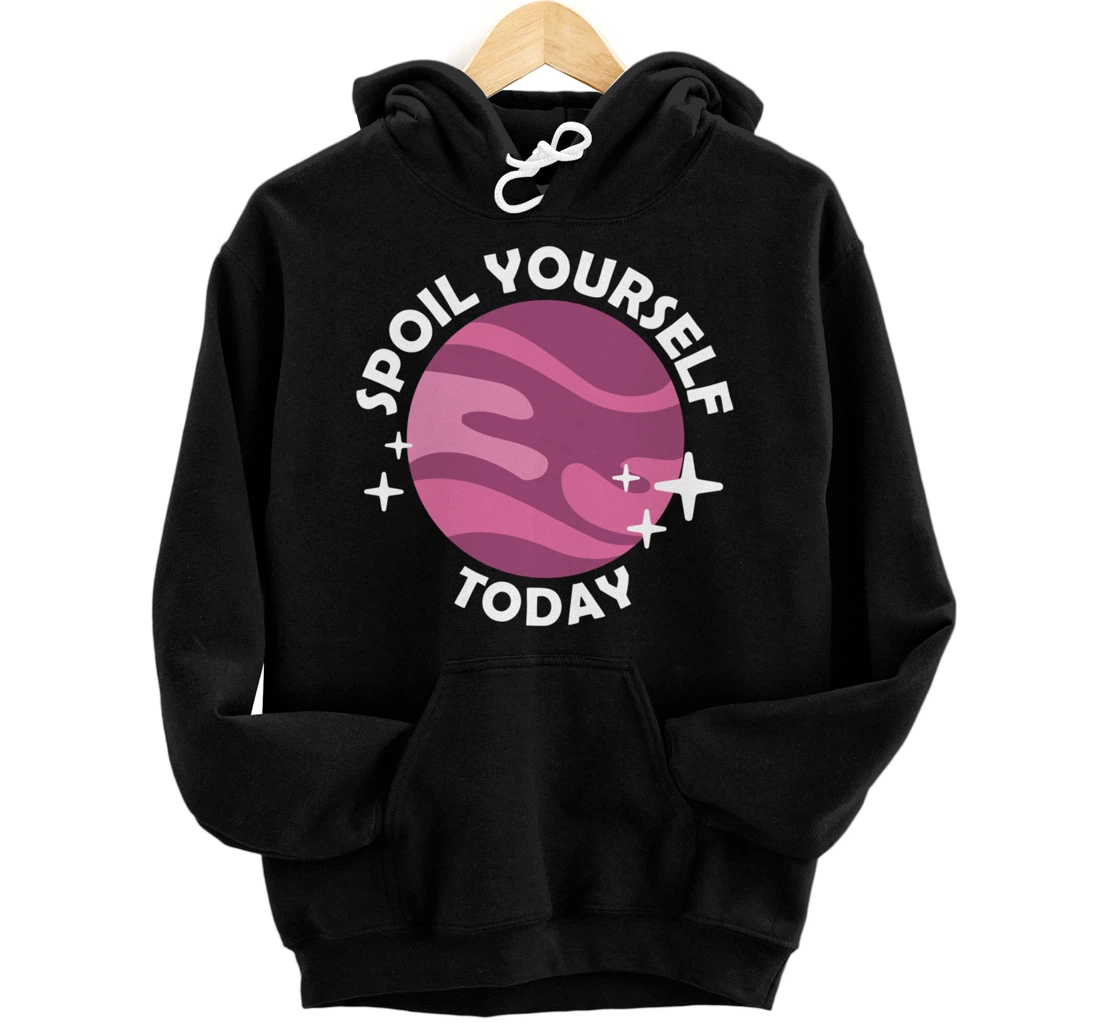 Personalized Spoil Yourself Today Bath Bombs Pun Apparel Relaxing Quote Pullover Hoodie