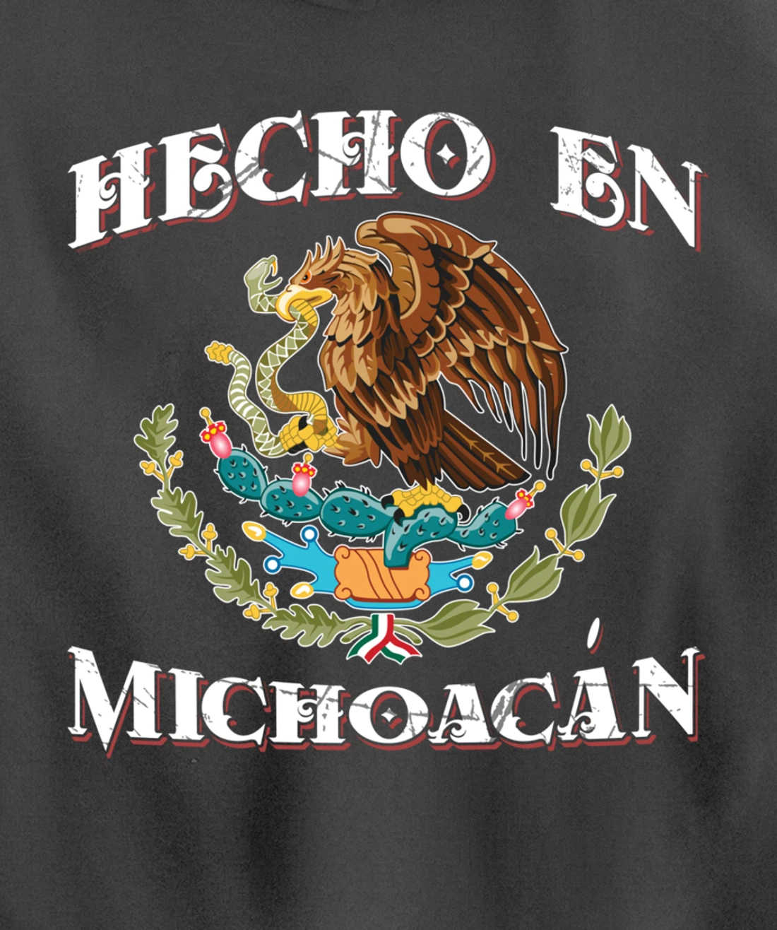 Personalized Hecho En Michoacan Estado De Mexico Escudo Eagle Aguila ...