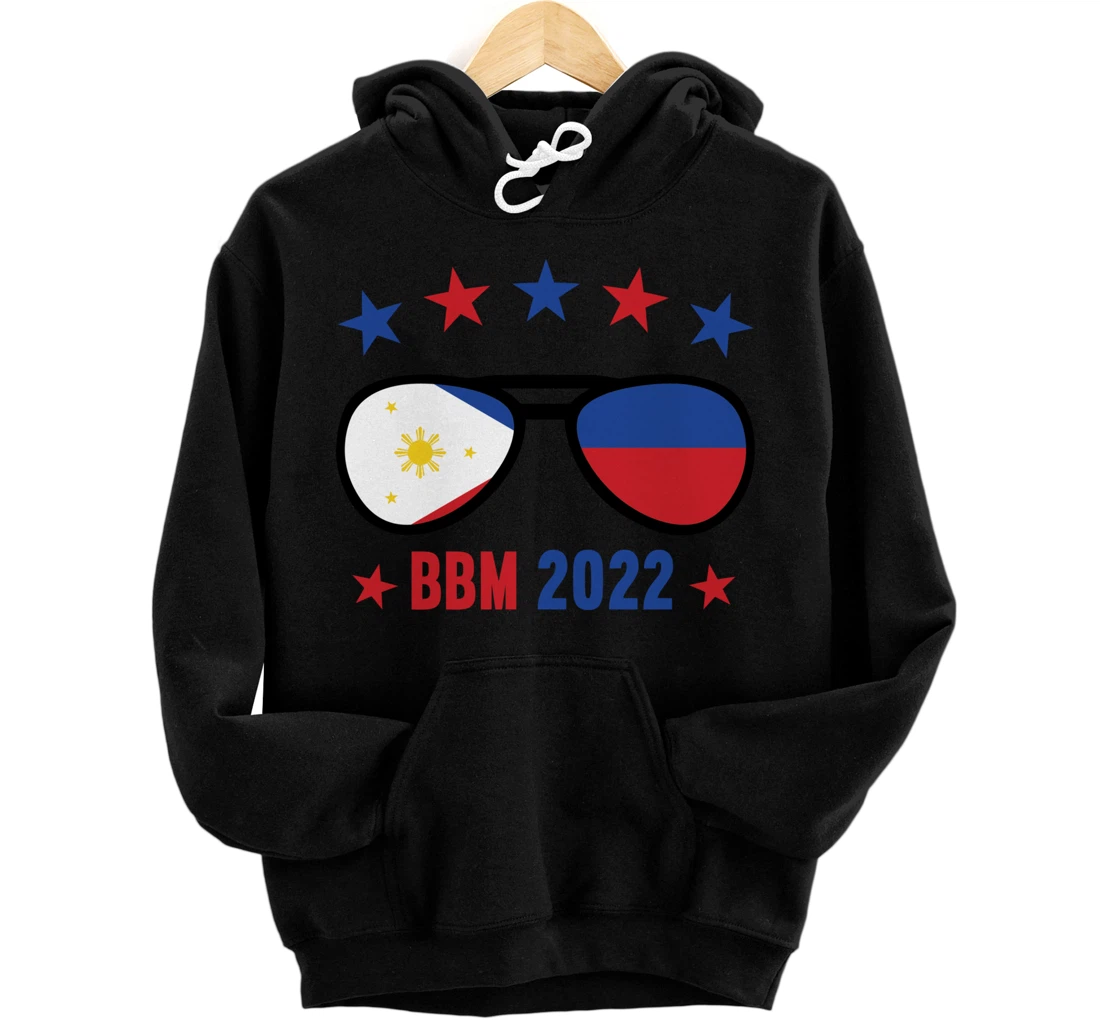 Personalized BBM Philippine Shield Flag Filipino And USA Pinoy 2022 Pullover Hoodie