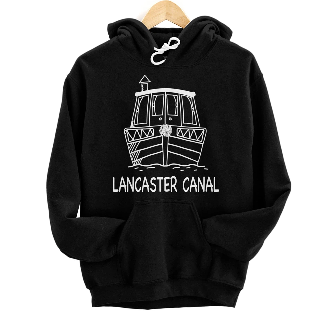 Personalized Narrowboat Boat - Lancaster Canal Boat Pullover Hoodie