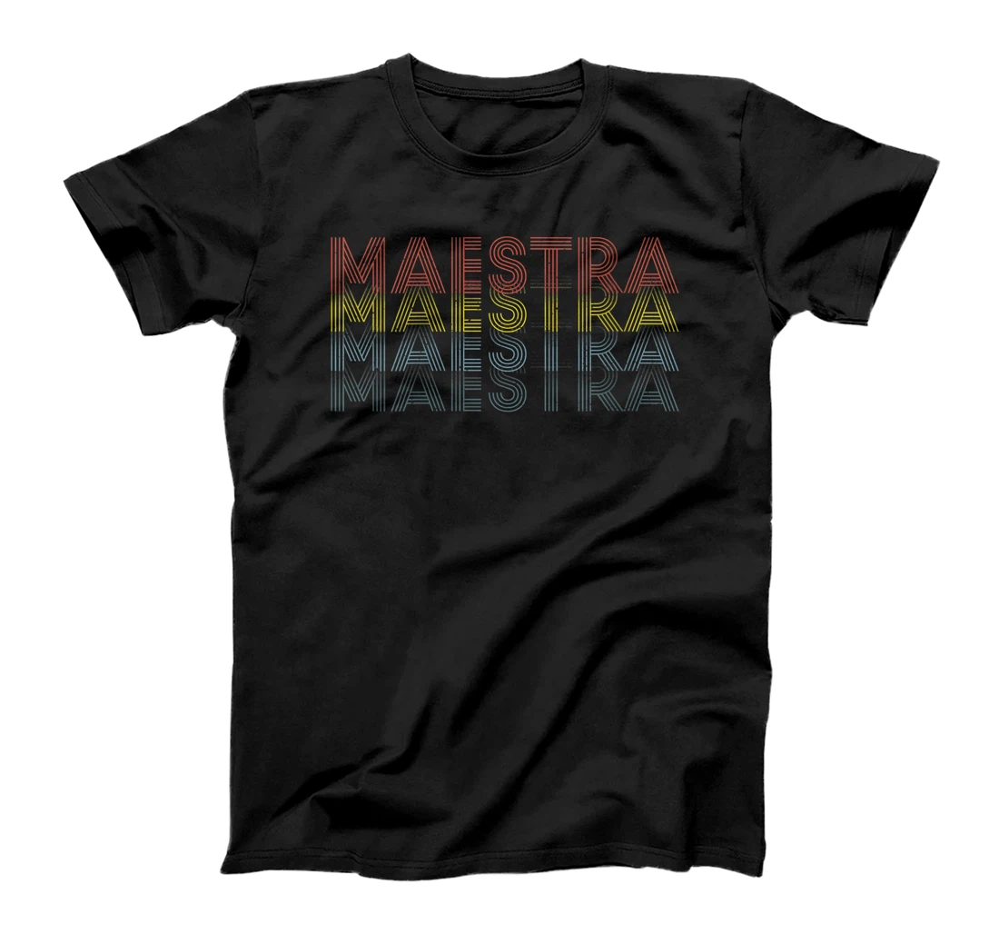 Personalized Womens Spanish: Maestra - Teacher Sayings T-Shirt, Women T-Shirt