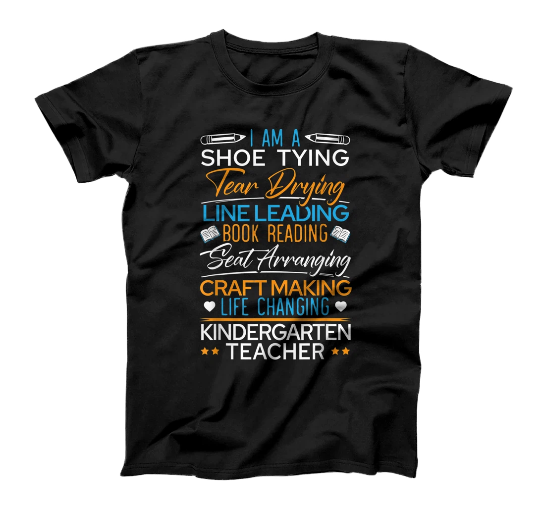 Personalized Im A Shoe Tying Life Changing Kindergarten Teacher T-Shirt, Women T-Shirt