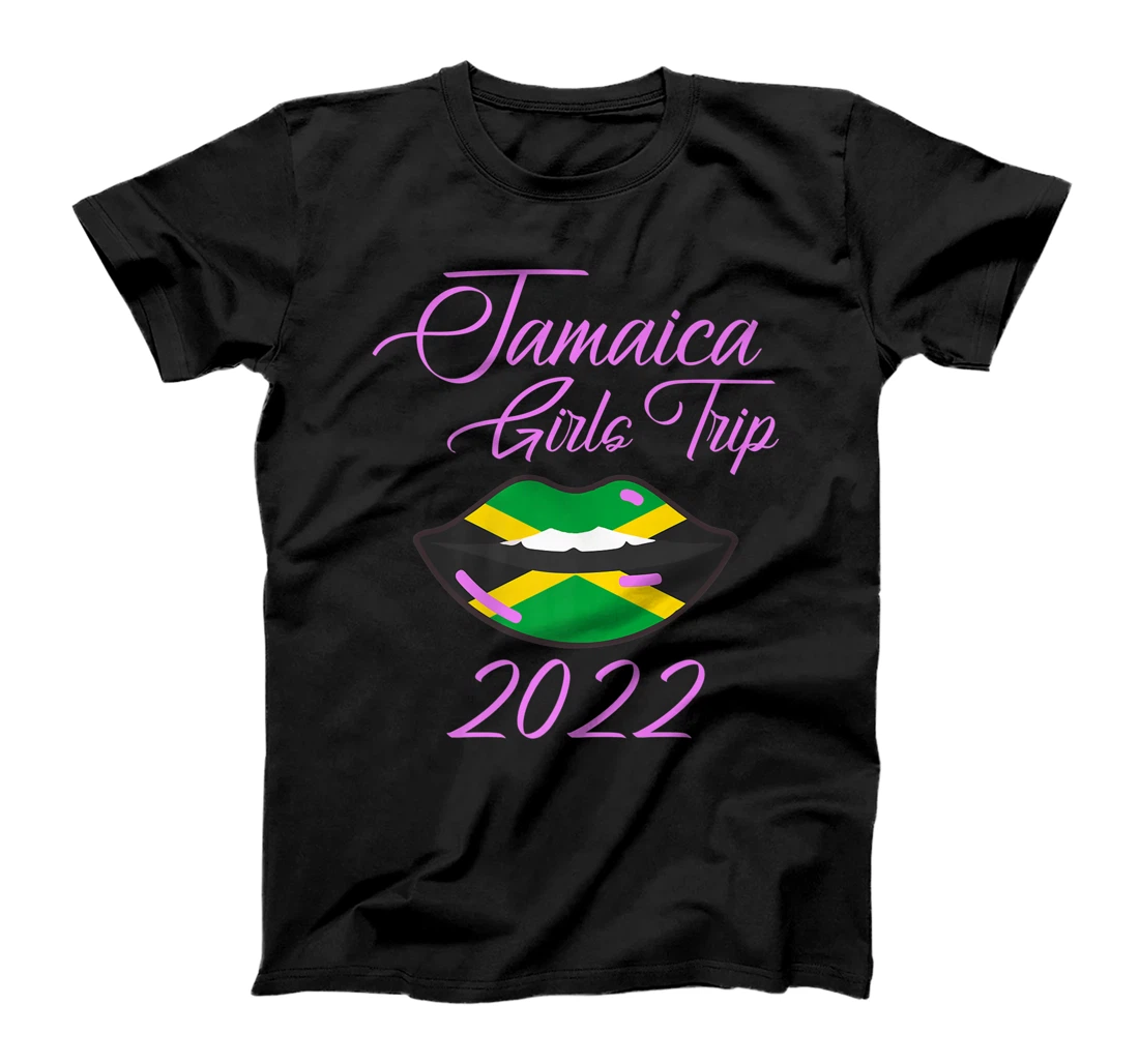 Personalized Womens Jamaica Girls Trip 2022 Women Jamaican Girls Vacation 2022 T-Shirt, Women T-Shirt