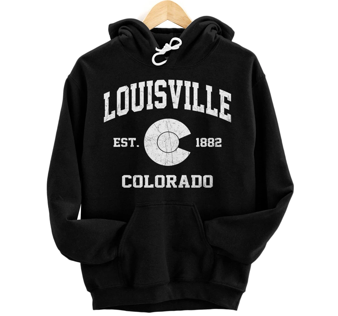  Louisville Colorado Pullover Hoodie : Clothing, Shoes