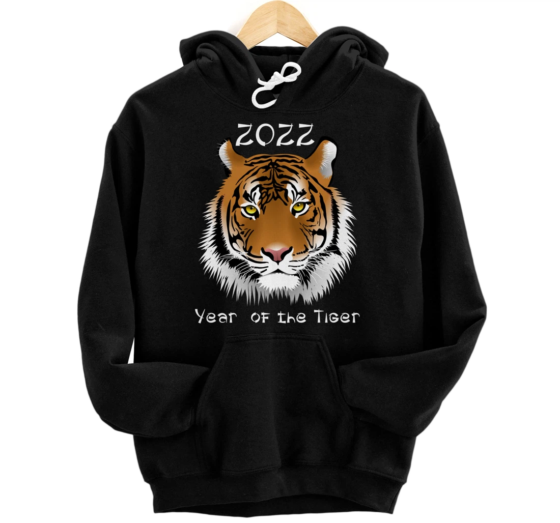 Personalized Happy Chinese New Year 2022 - Year Of The Tiger Apparel Pullover Hoodie