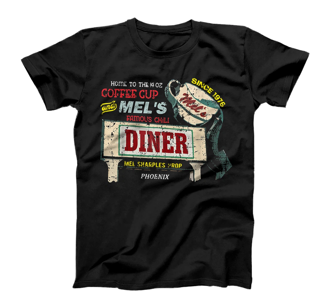 Personalized Mel's Diner from Alice distressed T-Shirt, Women T-Shirt