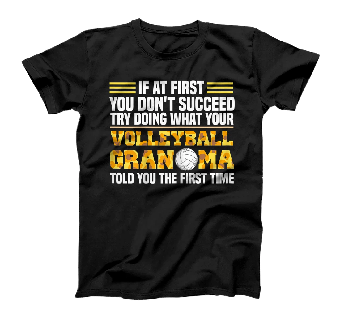Personalized Womens Volleyball Grandma Volleyball Grandma T-Shirt, Women T-Shirt